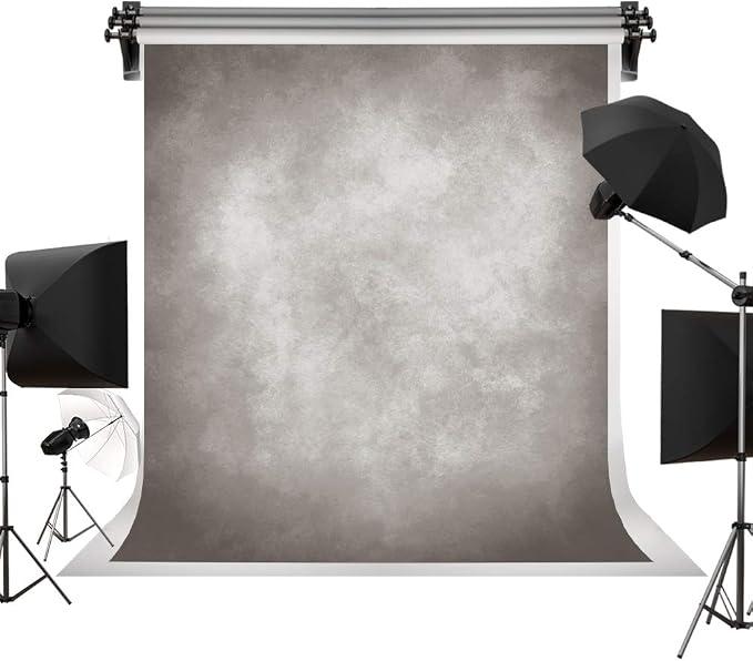 Kate 5x7ft Vintage Backdrops Abstract Grey Portrait Photo Backdrop by KateBackdropforPhotography