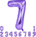TONIFUL 40 Inch Purple Large Numbers Balloon 0-9 Birthday Party Decor, Foil by TONIFUL