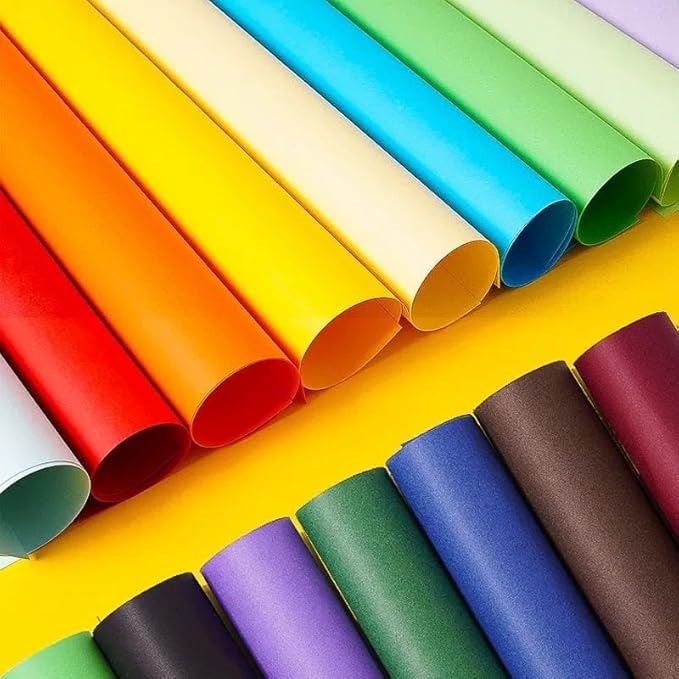 Vanhench Black Wrapping Paper 17.5"×760" (63'), Black Construction Paper for Poster Bulletin Board, Art Packing, Birthday, Bouquet Flower Halloween Wrapping