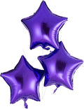 18 Inch Purple Star Mylar Balloons Helium Balloons Foil Party Balloons by Adeer