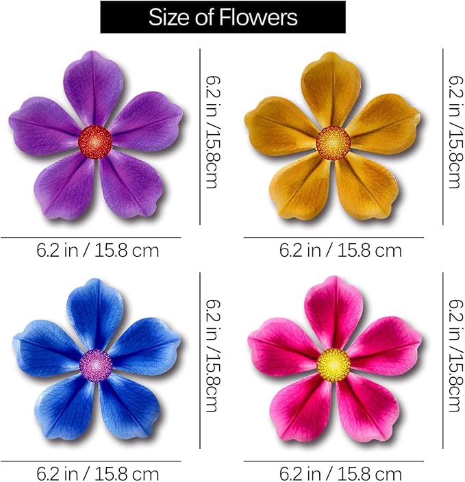Giyyomtr Flowers Outdoor Wall Decor - Image 4