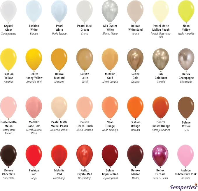 Sempertex Deluxe Key Lime Balloons, 5 Inch, Graduation, Baby Shower, Anniversary - Image 5