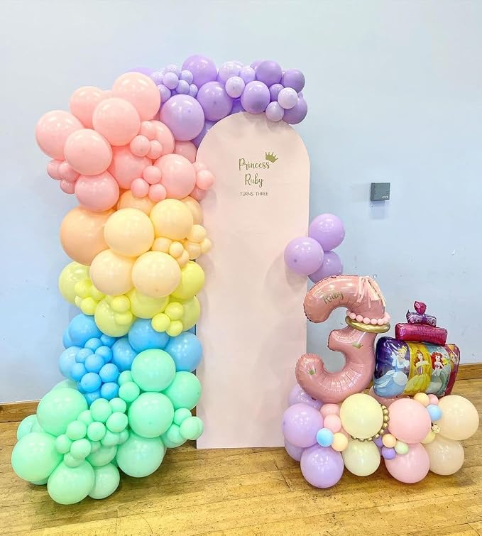 KBZVNAF Pastel Latex Party Balloons 50 Pack 12 inch | Multicolor Macaron Helium - Image 6