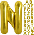 TONIFUL 40 Inch Large Gold Letter N Foil Balloons Alphabet Balloons | Giant by TONIFUL