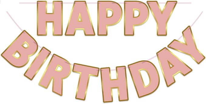 Pre-Strung Happy Birthday Banner by LITAUS