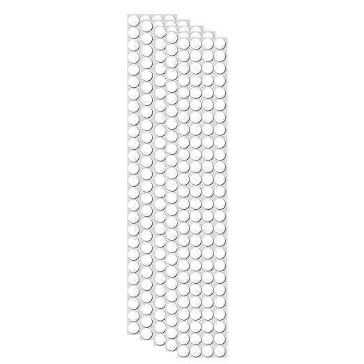 Glue Dots Double Sided 500 PCS, 0.39 Inch Clear Sticky Tack, Removable Poster by Duccinp