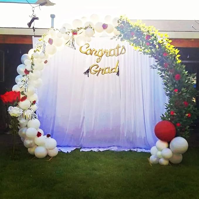 LANGXUN 9ft Large Size Metal Circle Balloon Arch Stand Decoration, Indoor - Image 6