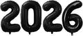 2026 Foil Number Balloons for 2026 New Year Eve Festival Party Supplies by GOER
