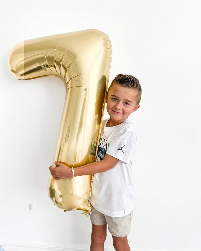 Champagne Gold Number 6 Balloon 40 Inch - Image 7