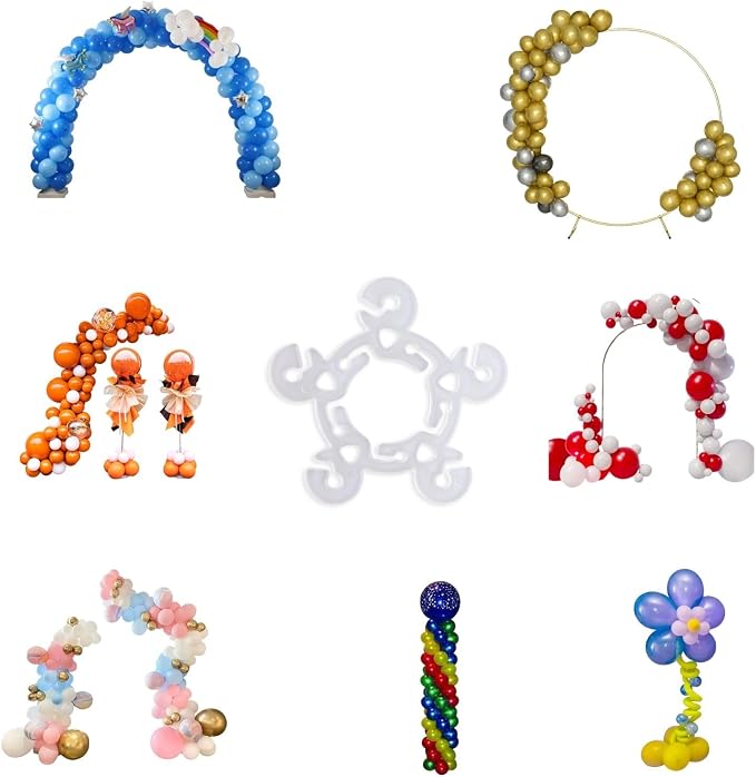 Miliocry 60 PCS Balloon Clips, Balloon Arch Clips, Balloon Connectors Clip - Image 6