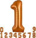 TONIFUL 40 Inch Orange Large Numbers Balloon 0-9 Birthday Party Decorations by TONIFUL