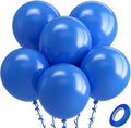 Bezente Royal Blue Latex Party Balloons 18 Inch 30 Pack Large Thick | Matte by Bezente