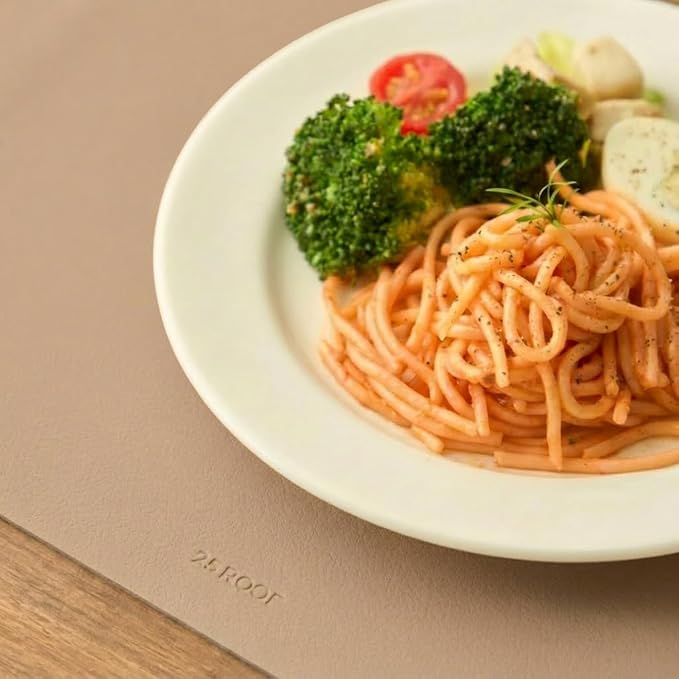 Clay Pink Oval Silicone Placemats Set of 6 – Heat Resistant, Waterproof - Image 9