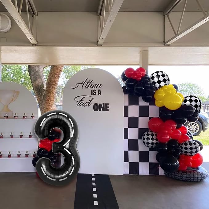 134pcs Balloons Race Car Birthday Party Supplies Decorations - Image 6