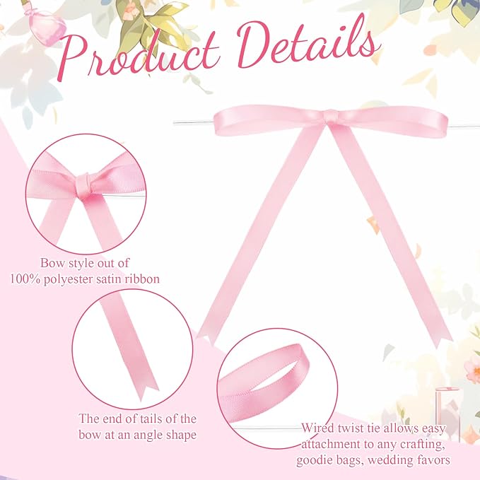 Riceshoot Pink Bows - Image 3