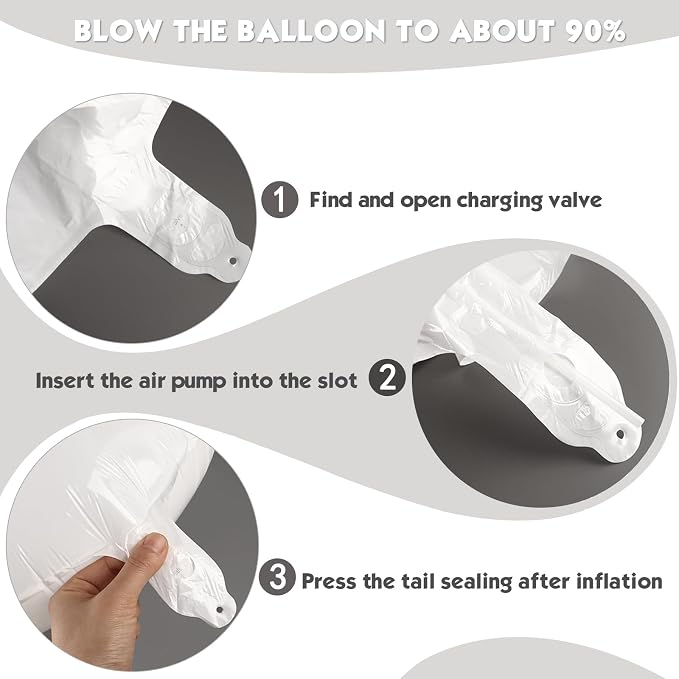 40 Inch White Number 8 Balloon Birthday Party Decorations - Image 6