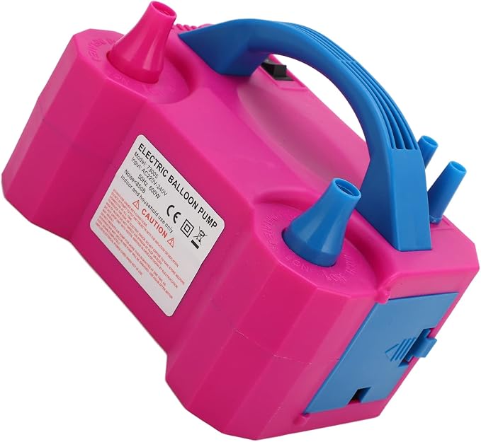 600W Electric Air Balloon Pump Dual Nozzle Automatic Balloon Inflator Blowing - Image 3