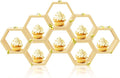 8 Pcs 4.13 Inch Honeycomb Cupcake Stand Cake Farmhouse Hexagon Display Holder by Denylopro