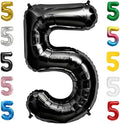 Black Number Balloon 5 Mylar Foil Balloons 40 inch by Unknown