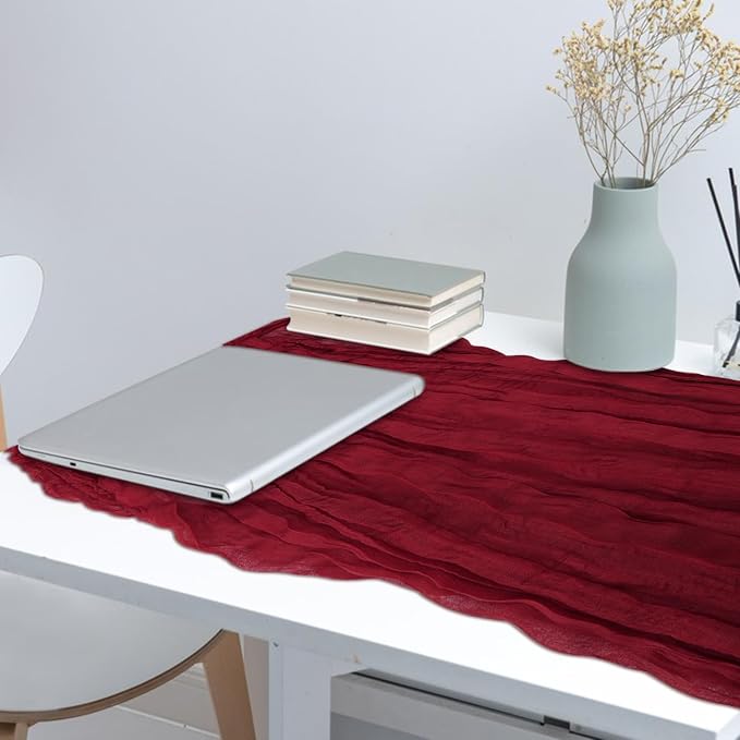 6 Pack Cheesecloth Table Runner 10Ft Christmas Gauze Boho Table Runners - Image 7