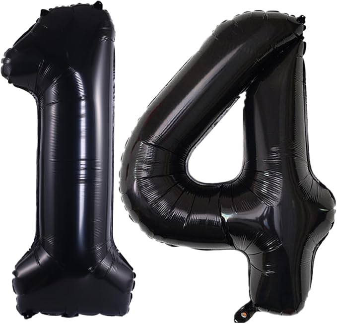 Number 14 Balloon Foil Mylar Balloons by YPSelected