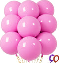 32Pcs Pink Big Balloons 18 Inch, Round Large Latex Party Balloons by Qikoolaa