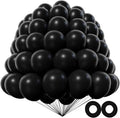 200pcs Black Balloons 5 Inch, Small Mini Latex Balloons by Kawkalsh