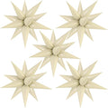 60 Pcs Star Balloons Explosion 12 Point Foil Cone Balloons Magic Balloon Large by TOTAFAM