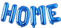 Blue HOME Balloons 40 Inch, Large HOME Letter Banner by Xinvery
