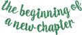 BEISHIDA Green Pre-Strung Glitter The Beginning of A New Chapter Banner | by Beishida