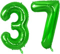 Number 37 Balloons for 37th Birthday Party Decorations, 0-100 Large No.37 by Joycard