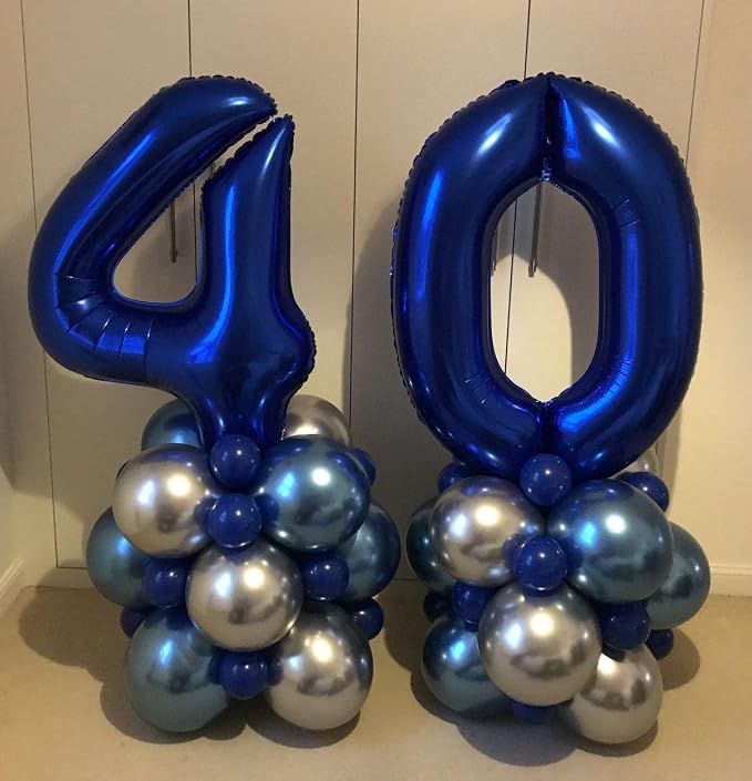 Numbers 7 Balloon 40Inch Navy Blue Balloons - Image 2