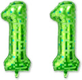 40 Inch Lime Green Pixel Number 11 Balloon, Gamer Video Game Birthday Decor | by Unknown