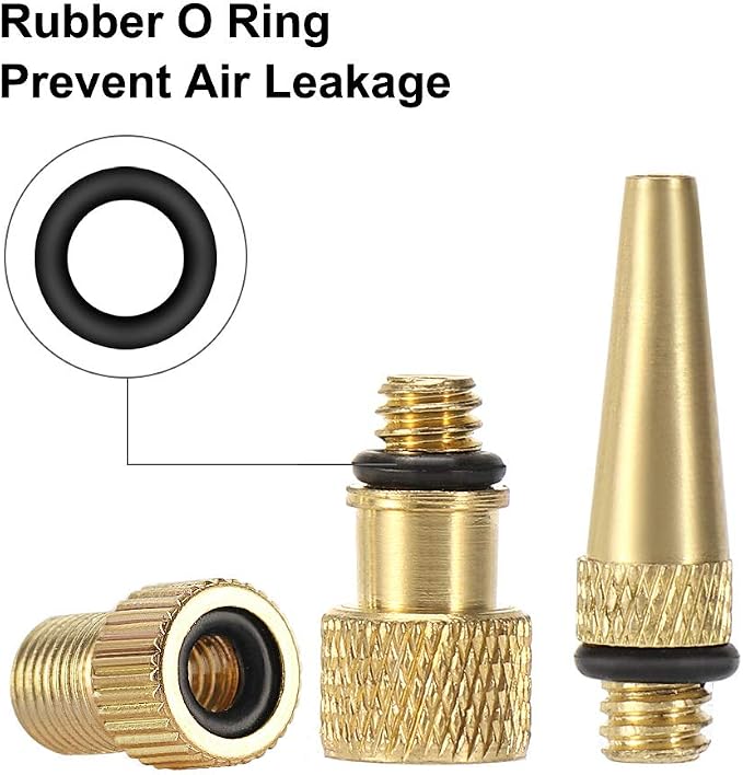 Bicycle Presta Schrader Valve Adaptor, Ball Pump Needle, Balloon Inflatable - Image 6