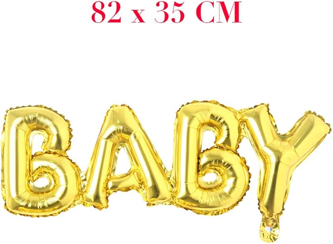 Boy girl connection Letter foil balloons children party decoration birthday - Image 4