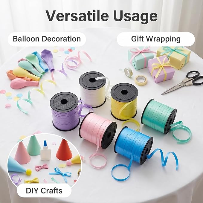 Decorative Curly Ribbon for Gift Wrapping, Party Balloon Decoration - Image 6