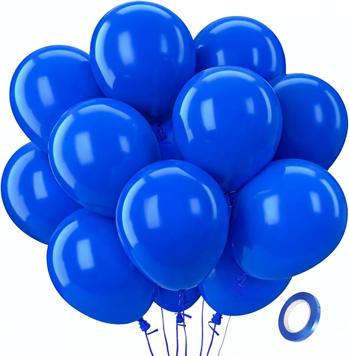 Patimate Royal Blue Latex Party Balloons 100 Pack 12 Inch Party Decorations | by PatimateDirect