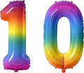 Number 10 Balloons for 10th Birthday Party Decorations, 0-100 Large No.10 by Joycard