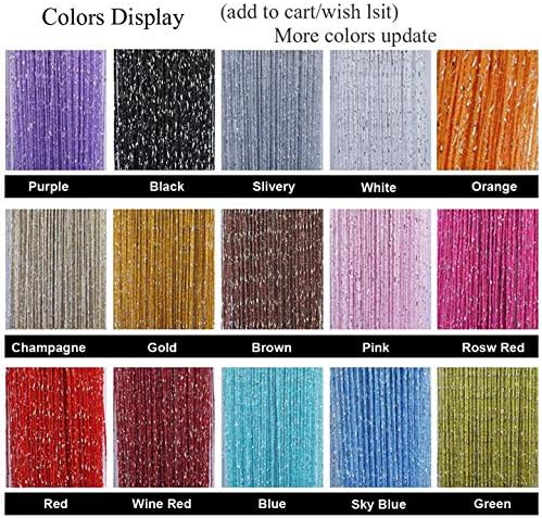 Home Decor Sequin Curtain for Doorway, Door String Curtains, 39x79 inch Hanging - Image 7