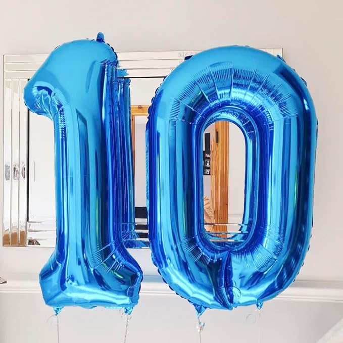 Blue 11 Balloon Number, 40 Inch Number 11 Balloon Big Blue Foil Mylar Helium - Image 5