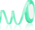 Aquamarine Satin Ribbon 3/8 inch 25 Yards Fabric Silk Ribbon Perfect by OALCQ