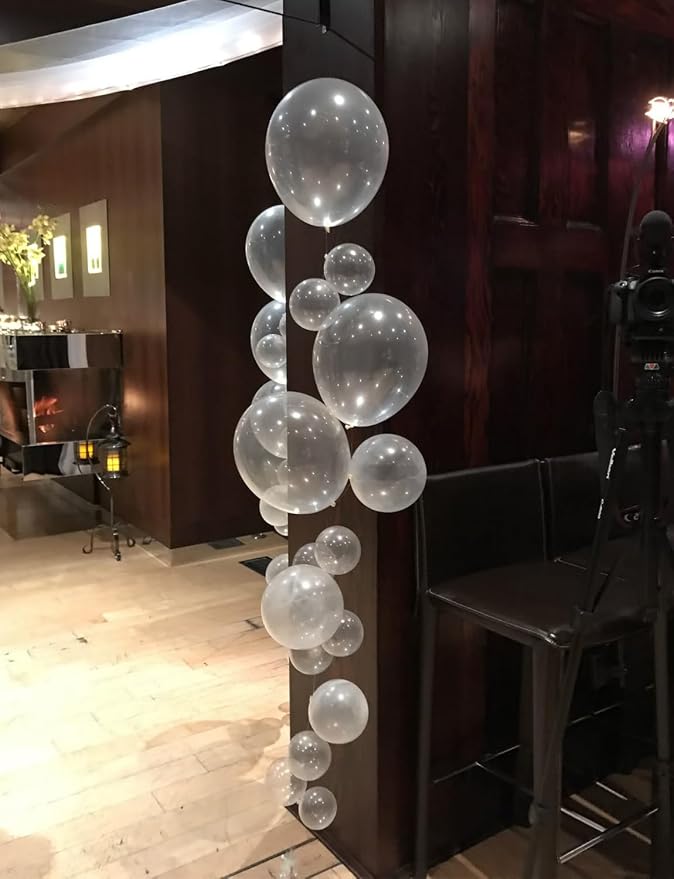 Clear Balloons, 12 Inch Clear Bubble Balloons, Transparent Balloons | 50PCS - Image 5