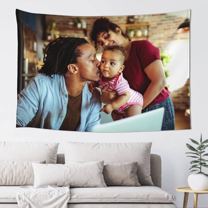 JINJUREN Custom Tapestry Upload Images Banners and Signs Customize - Image 8