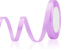 Purple Ribbon for Gift Wrapping 3/8 in 25 Yards Satin Christmas Ribbon for Hair by OALCQ