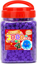 Iooleem Purple Pom Poms, Small Size, Pom Poms by IOOLEEM