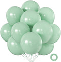 Sage Green Balloons 18 Inch 24 Pack Matte Helium Latex Round Balloons by KALOR