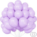 100 Pack 12 inch Light Purple Latex Balloons Pastel Decorations by PatiCool
