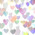 Iridescent Disco-Holograpic Party-Decorations Heart Garland - 56Ft Neon by Burgleda