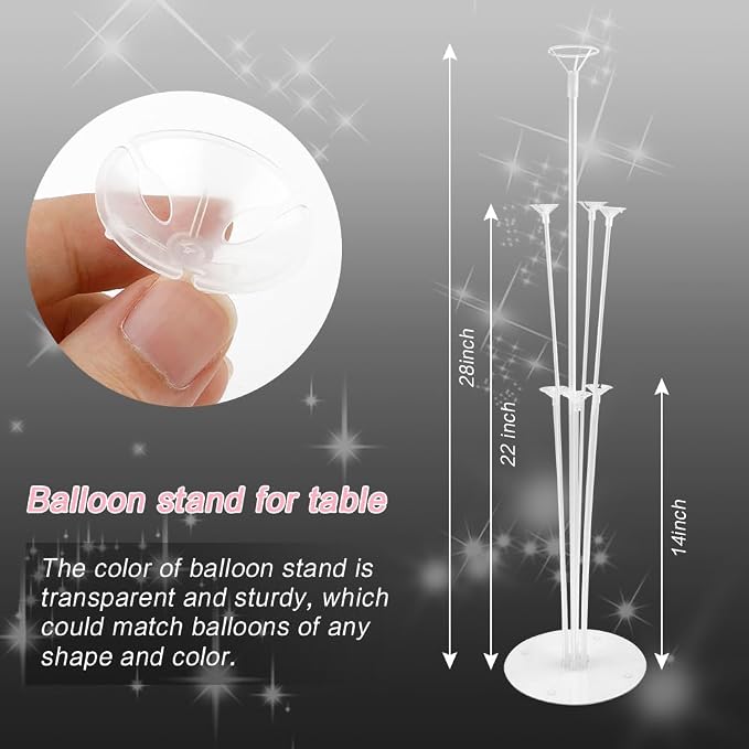 4 Sets Balloon Stand Kit Balloon Arch Kit - Image 3