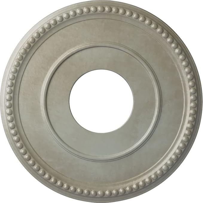 Ekena Millwork CM12BRFLS 12-1/2" x 3-7/8" x 3/4" Bradford Ceiling Medallion by EkenaMillwork